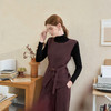 西遇气质高级感通勤套装女秋季新款西装马甲搭阔腿长裤两件套V3355199 商品缩略图2
