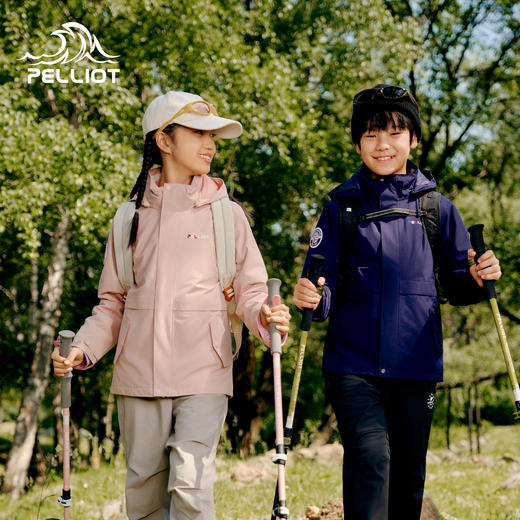 【经典2.0】伯希和户外儿童冲锋衣男童女童新款登山服三合一外套 商品图0