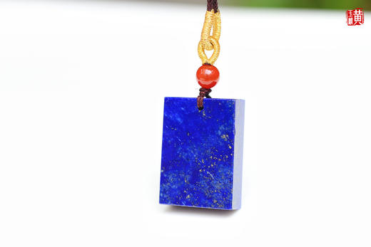 青金石平安无事牌吊坠 商品图0