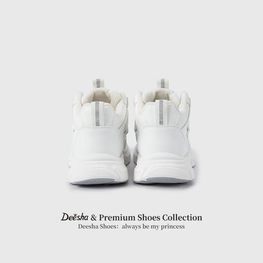 笛莎Deesha 女童童鞋2025冬季新款加绒高帮运动鞋 商品图4