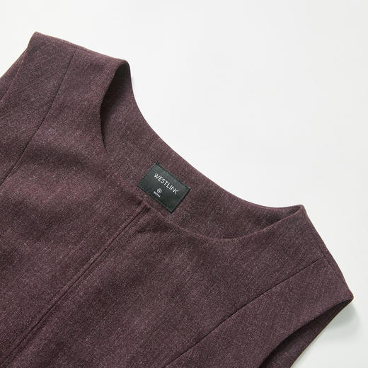 西遇气质高级感通勤套装女秋季新款西装马甲搭阔腿长裤两件套V3355199 商品图5