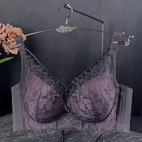 蕾丝聚拢中厚杯无钢圈，调整型可拆卸美胸带文胸XY-3338