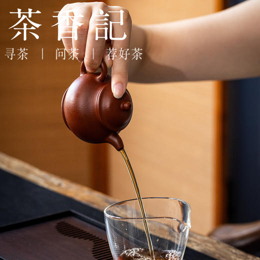 茶香记摹古器福利品朱泥小品潘壶100ml宜兴紫砂壶泡茶壶茶室家用茶具 商品图2