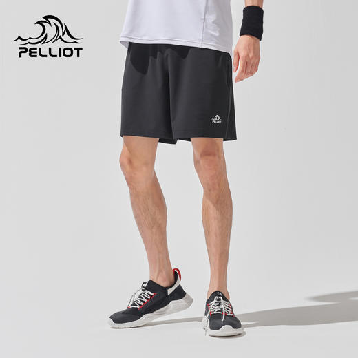 伯希和运动短裤男夏透气登山裤弹力快干裤子宽松休闲跑步五分裤 商品图0