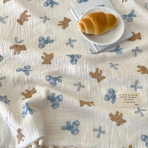 自然醒秋冬纱布绵软毯MT 商品图9