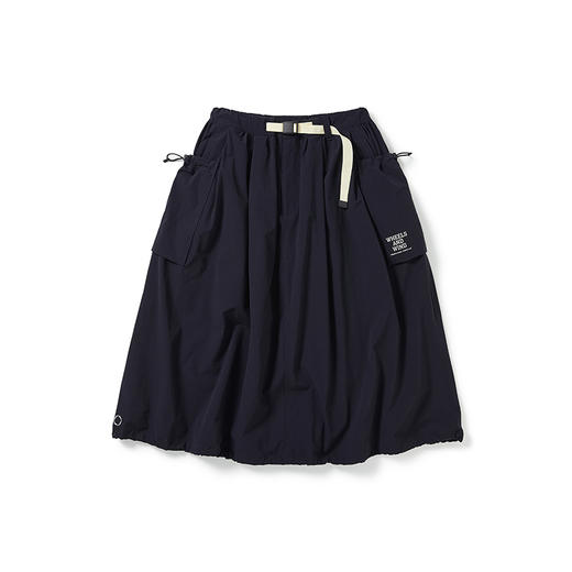 WHEELS and WIND 女装防水防风伸缩性复古运动半身裙 商品图3