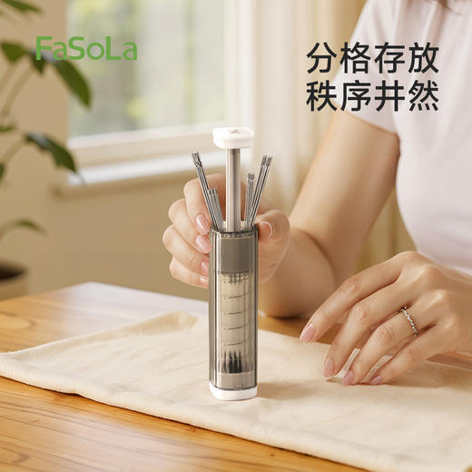 FaSoLa家用针线盒手缝工具包小巧便携小型按压针盒 商品图5