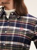 【抗菌防臭】波顿女士春秋冬 格纹衬衫 舒暖净爽 磨毛合身美式长袖休闲款LS017324 商品缩略图4