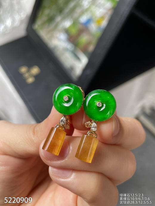 5220909，平安扣耳坠。具体价格微信咨询 商品图5