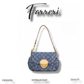 驴家M46829 丹宁元宝包 SUNSET