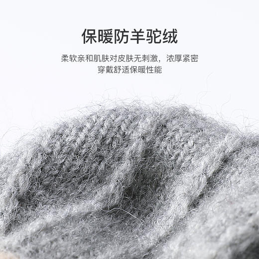 【保暖仿羊绒！萌趣又可耐】半指翻盖韩版手套冬季女士可爱加绒防寒保暖毛线针织秋冬露指。ha 商品图2