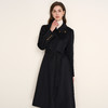 EITIE爱特爱气质英伦翻领收腰显瘦黑色羊毛呢子大衣2025秋冬新款D2514907大衣 商品缩略图3