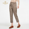 乔万尼2025新品英伦风复古格纹锥形长裤ED3F255 商品缩略图1