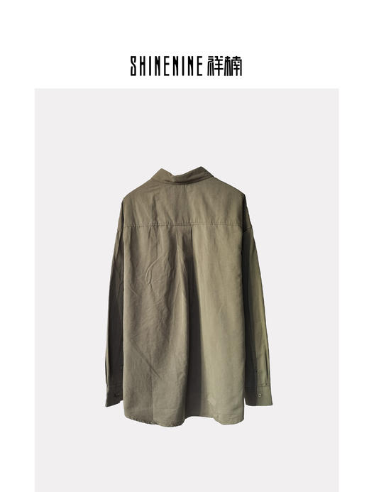 43352159纯色长袖衬衫 商品图3