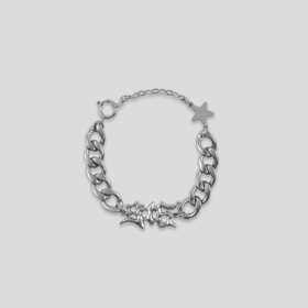 GOODBAI 916 异形logo吊坠金属可调节手链