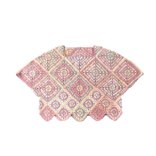 苏苏姐家思雨拼花上衣手工diy钩针编织段染羊毛线毛线团材料包 商品图4