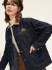 [防掉色]波顿女士春秋季短款牛仔外套 舒挺复古 撞色宽松款LJ923324 商品缩略图3