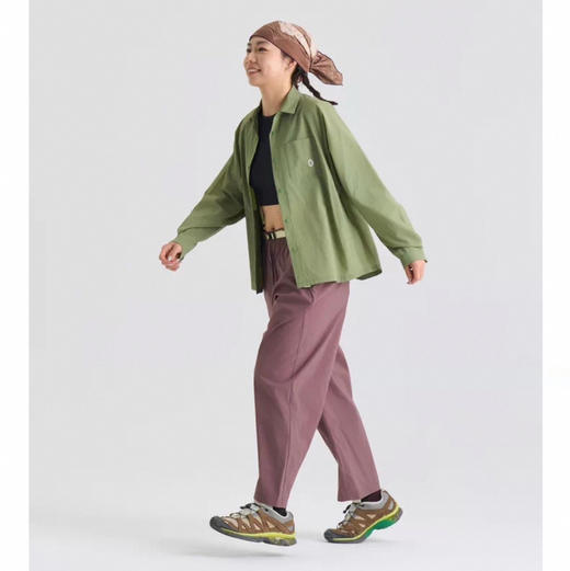 素然宽松休闲款式长袖衬衫 可当外套8092501 商品图1