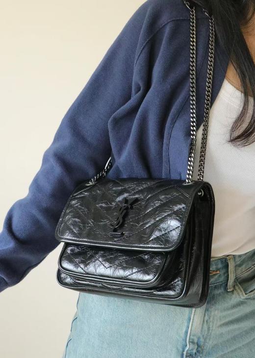 BT323 圣罗兰niki 黑色22/28CM双尺寸（BT*MM） 商品图3