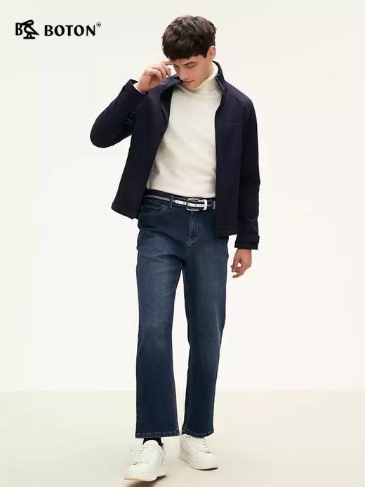 波顿男士 春秋冬夹克 软壳抓绒底 合身立领弹适挺括百搭款MJ015324 商品图1