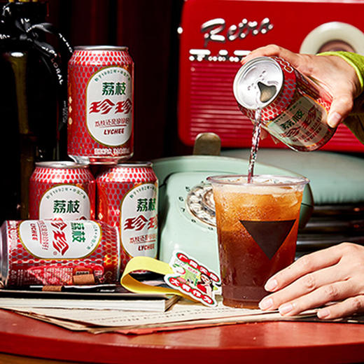珍珍荔枝味汽水 330ml 商品图5