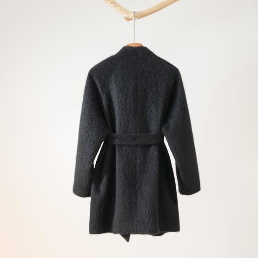 西子/【雪域精灵】牦牛绒高级大气交领短款黑色大衣/DYTJ469 商品图2
