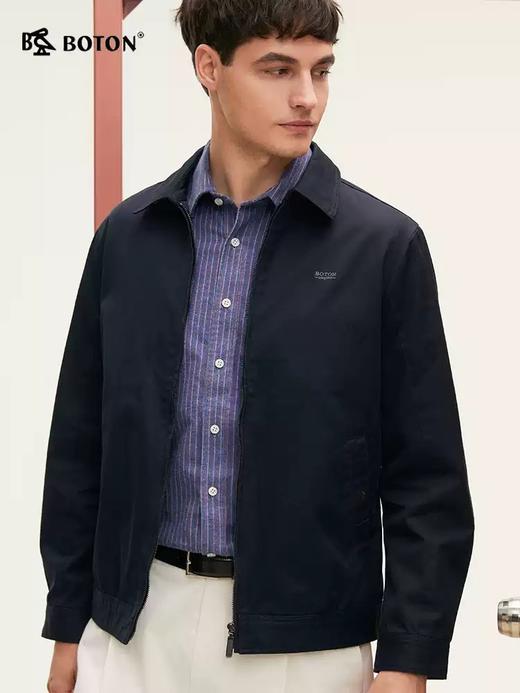 波顿男士 春秋夹克 内里磨毛格纹 合身百搭休闲款MJ012324 商品图5