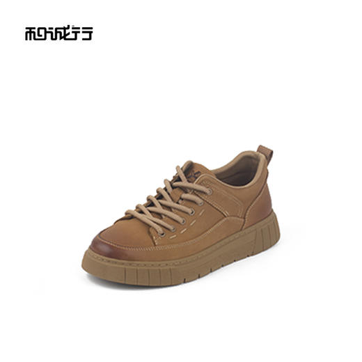 和诚行2025秋冬新款复古厚底时尚百搭男式休闲鞋0551252 商品图1