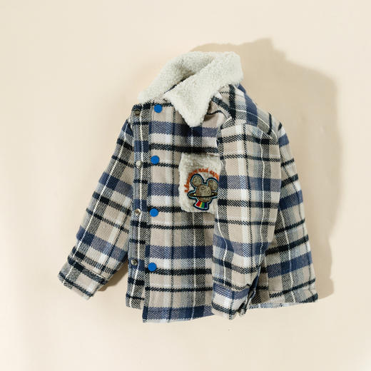 迪士尼2025新款男童夹棉棉服外套XD4DS011 商品图3