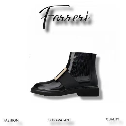 R家 金属扣舒适短鞋 商品图0