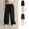 【49元2条】儿童随性直筒裤丨纯色bai搭 加厚防风垂感长裤 商品缩略图2
