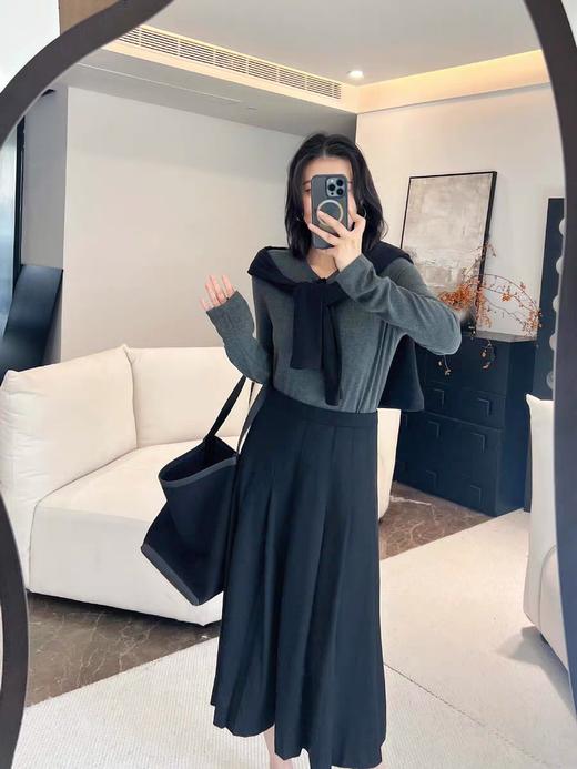 进口高士面料！！！聚色！！新款 the row 长袖打底衫磨毛细腻柔软打底衣上衣 女士 商品图5