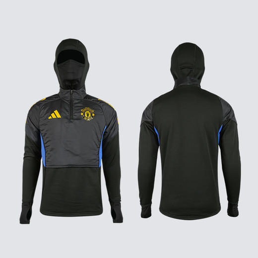 小李子ADIDAS阿迪达斯曼联足球运动半拉链长袖训练服成人男KE1238 商品图4