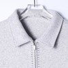 53236SDSA男士秋冬新款痞帅男装潮牌缝线设计拉链翻领针织夹克百搭时尚 商品缩略图1