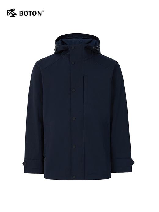 波顿男士春秋冬 夹克 连帽合身 柔挺轻商务休闲款MJ989323 商品图5
