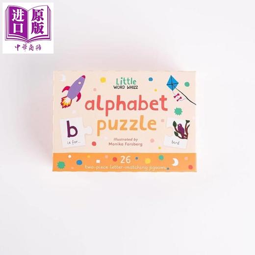 【中商原版】26个迷你字母拼图 Alphabet Puzzle 26 mini letter-matching puzzles 英文原版 儿童玩具书 字母识别 进口童书 商品图4