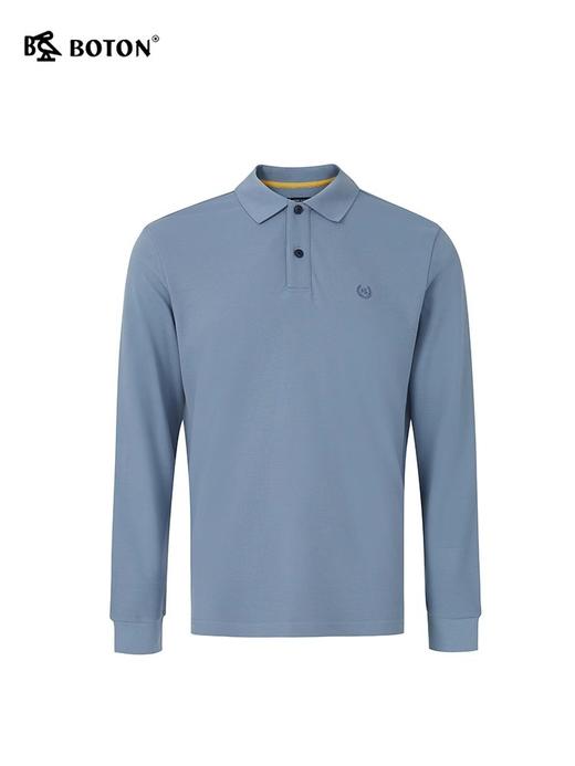 【暖焱绒】波顿男士 多季 POLO 翻领保暖 合身休闲长袖款polo衫MT977323 商品图4
