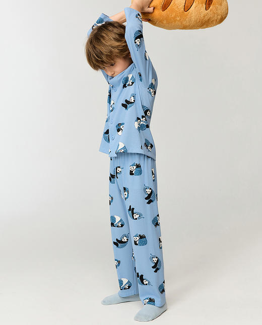 5楼爱慕儿童熊猫歪歪家居服长裤AK242J531 商品图0