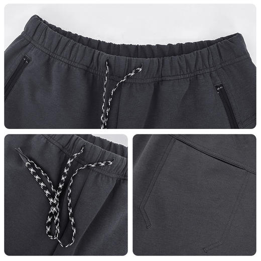 跃牌【周游世界】秋冬新款宽松运动长裤百搭直筒抽绳休闲工装伞兵阔腿裤潮PT2423 商品图3