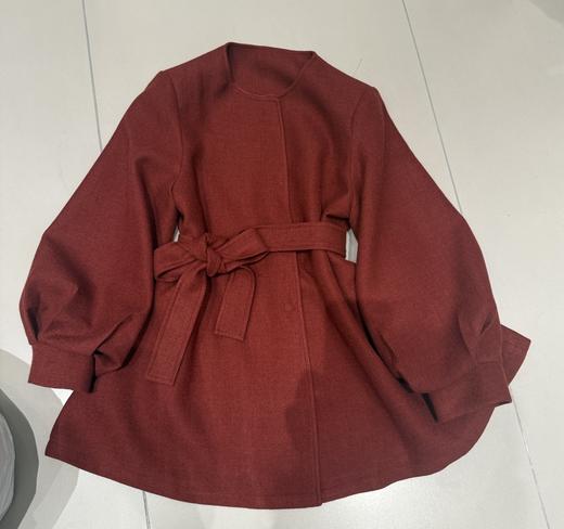 【门店同款】ENJOY冬季“暖冬软糖”气质圆领收腰外套 166797267 商品图1