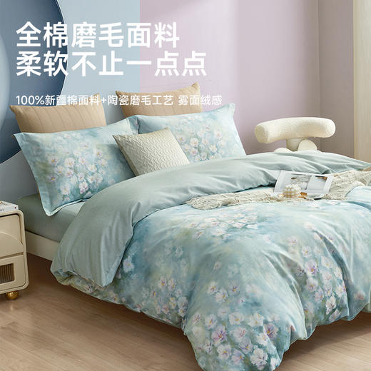 全棉舒绒磨毛印花拆件（舒瑶） 商品图1