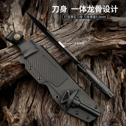 汉道洛克柳叶PLUS户外求生刀具野外生存刀高硬度直刀 商品图5