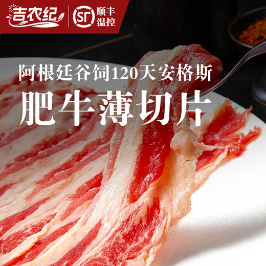 吉农纪阿根廷谷饲120天安格斯肥牛薄切片 商品图0