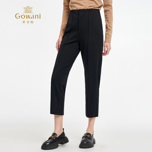乔万尼新品2025秋挺括干练职场修身烟管裤ED3F247 商品图1