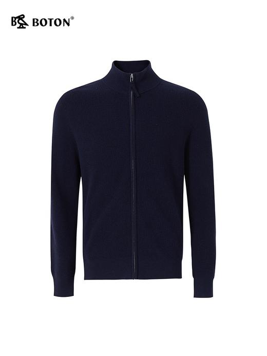 [绵羊毛]波顿男士秋冬 毛衣 拉链合身 柔暖美式休闲款MU735323 商品图5