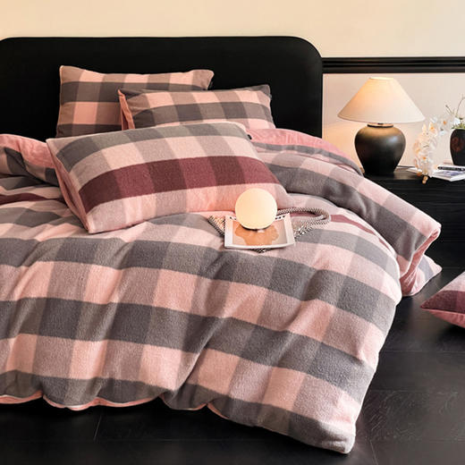 【仿羊绒牛奶绒四件套】仿羊绒牛奶绒床上四件套加厚加绒床品保暖毛绒床品 商品图7