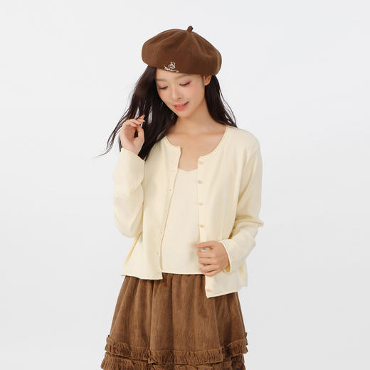 秋冬基本款针织开衫吊带俩件套纪念日百货门店同款164944391 商品图1