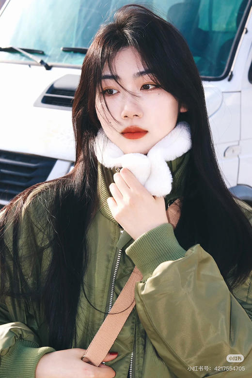 maの奢品！ 抗寒零下30°！美式羊羔毛翻领多口袋飞行员夹克情侣羽绒服 商品图4