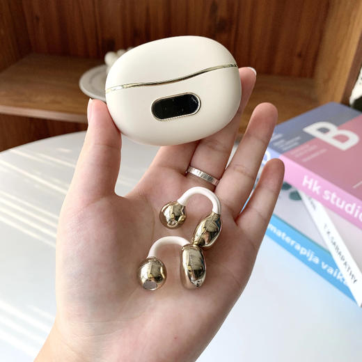 【鸿蒙智联合作品牌】塞尔兰斯 AI翻译蓝牙耳机 Hifi全景立体音，智能通话降噪+定向传声；夹耳式设计，小巧轻盈护耳，轻盈不压耳 商品图0