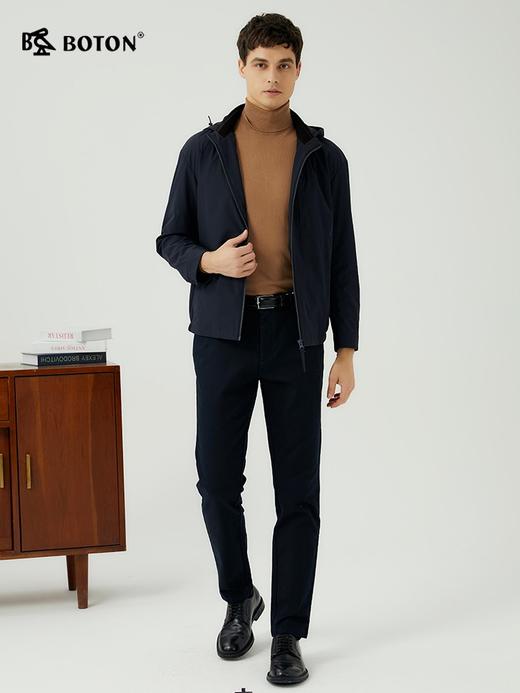 【挺括自带肌理感】波顿男士秋冬 休闲裤 直筒合身 柔暖百搭通勤款ME879323 商品图3